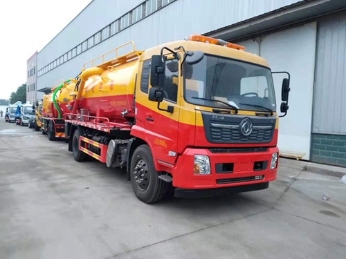 東風(fēng)天錦高壓清洗吸污車15立方